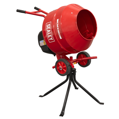 Sealey CMX160 160L Cement Mixer with Stand 650W