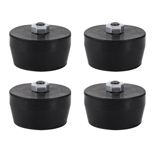 Sealey COMPKIT4 Anti-Vibration Foot Kit for Static Compressor 4pc