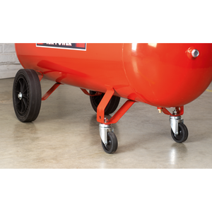 Sealey COMPKIT5 Wheel Kit for Fixed Compressors - 2 Castors & 2 Fixed - additional view 3
