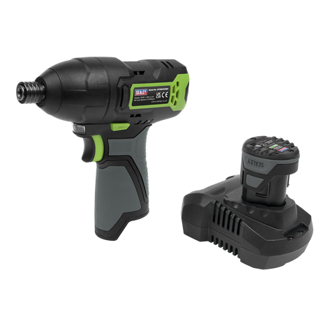 Sealey CP108VCID SV10.8 Series 1/4"Hex Drive Cordless Impact Driver Kit 10.8V 2Ah