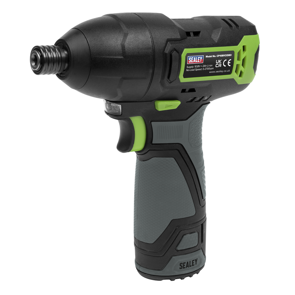 Sealey CP108VCID SV10.8 Series 1/4"Hex Drive Cordless Impact Driver Kit 10.8V 2Ah - additional view 6
