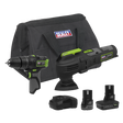 Sealey CP108VCOMBO5 2 x SV10.8 Series Cordless Power Tool Kit 10.8V - 2 Batteries