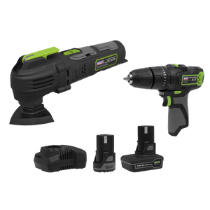 Sealey CP108VCOMBO5 2 x SV10.8 Series Cordless Power Tool Kit 10.8V - 2 Batteries - additional view 3