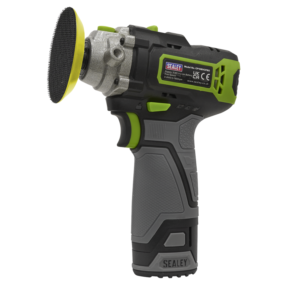 Sealey CP108VCPBO SV10.8 Series 75mm Cordless Polisher 10.8V - Body Only - additional view 10