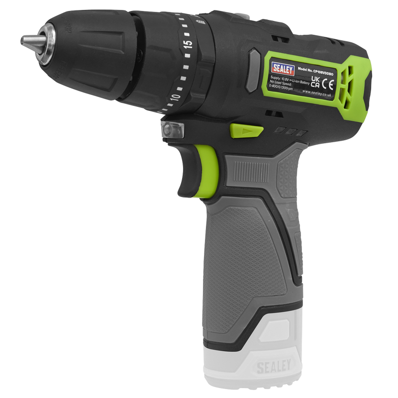 Sealey CP108VCOMBO3EU 2 x SV10.8 Series Power Tool Kit 10.8V - 2 Batteries & Euro Plug - additional view 3