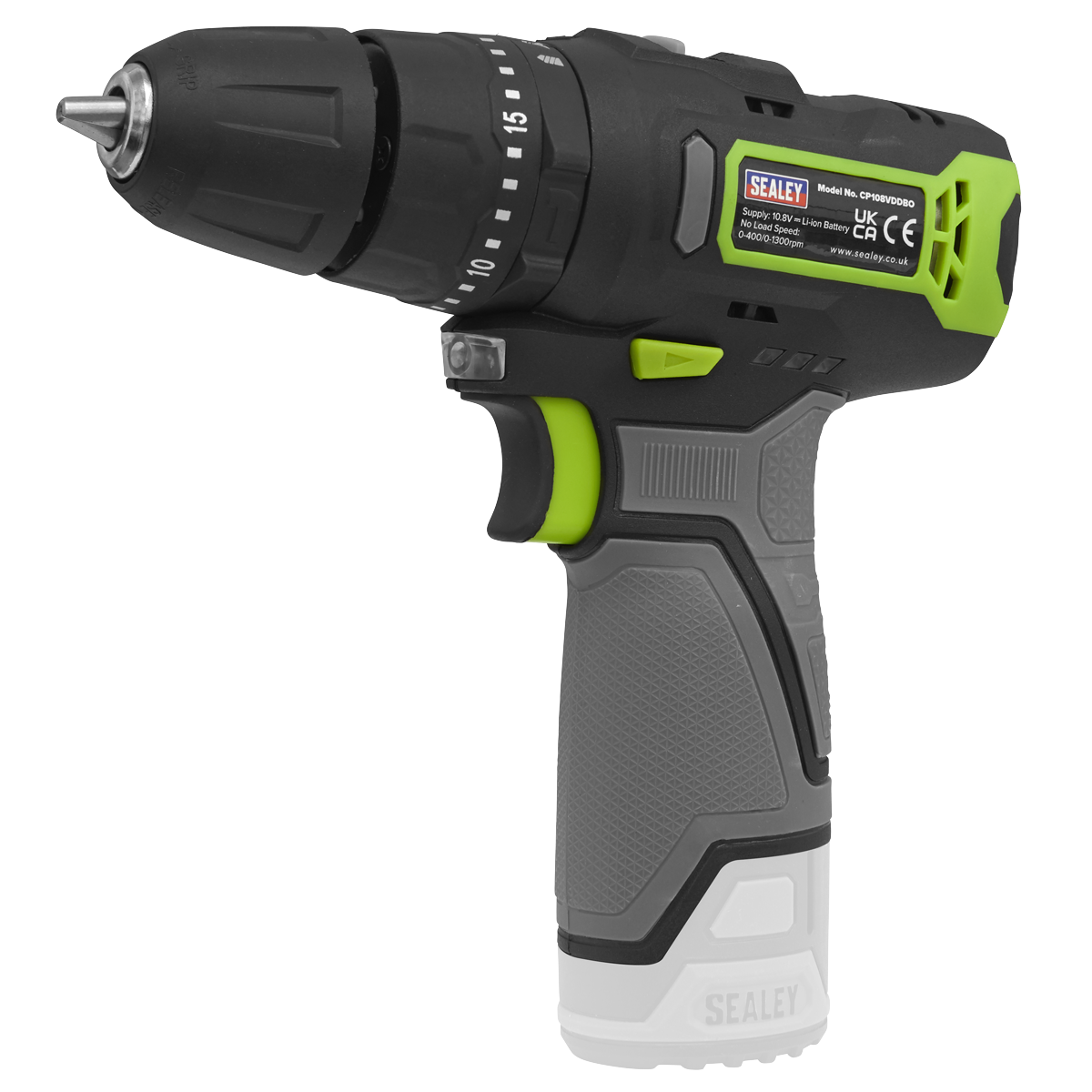 Sealey CP108VCOMBO8EU 5 x SV10.8 Series Cordless Power Tool Kit 10.8V - 2 Batteries & Euro Plug - additional view 11