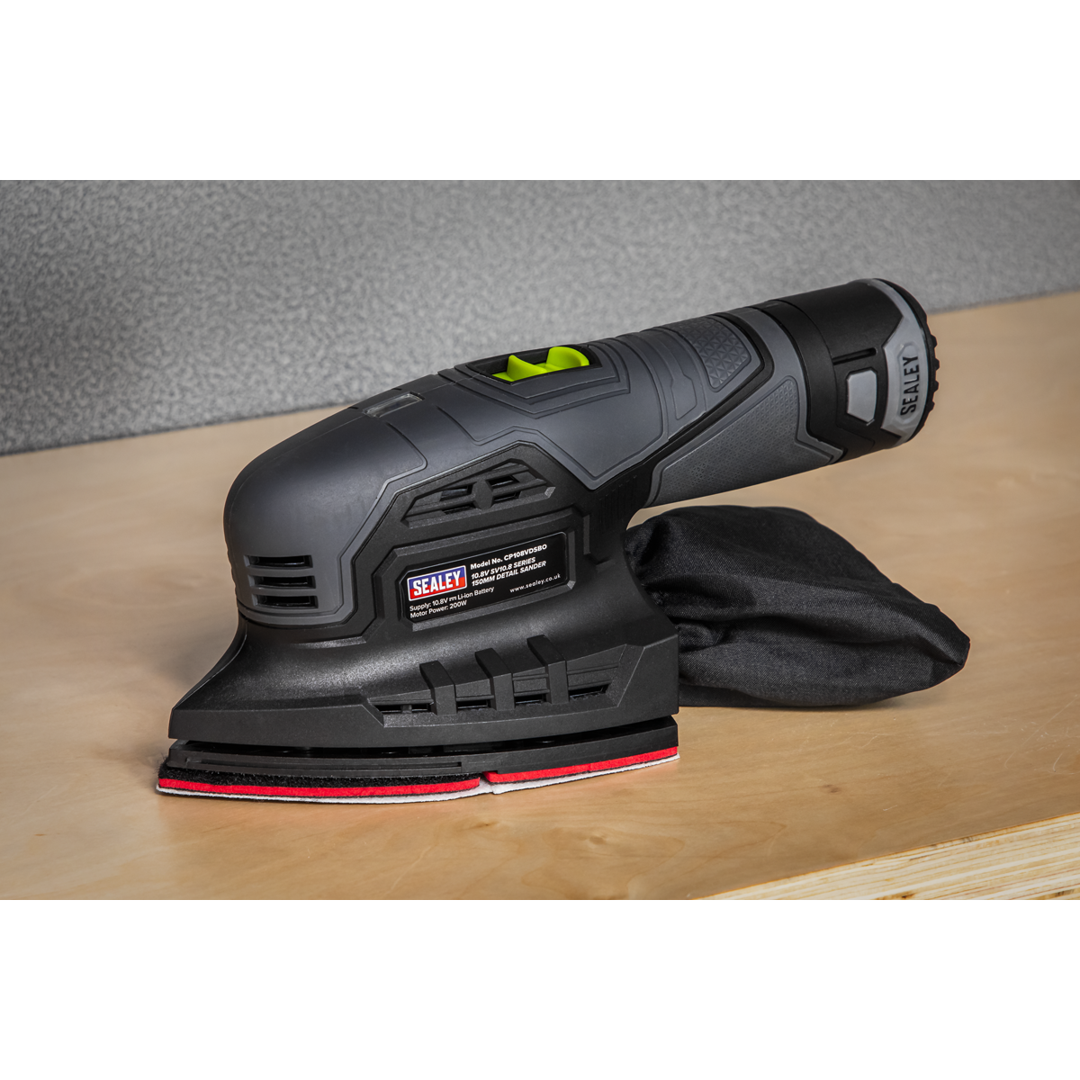 Sealey CP108VDSBO SV10.8 Series 150mm Cordless Detail Sander 10.8V - Body Only - additional view 3
