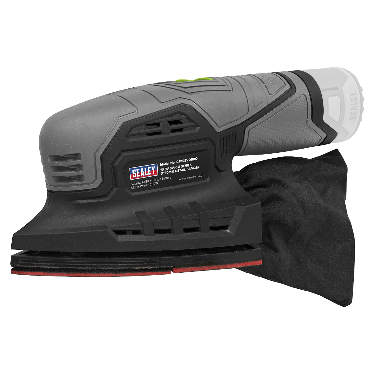 Sealey CP108VDSBO SV10.8 Series 150mm Cordless Detail Sander 10.8V - Body Only
