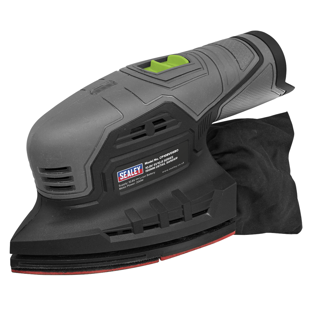 Sealey CP108VDS SV10.8 Series 150mm Cordless Detail Sander Kit 10.8V 2Ah - additional view 6