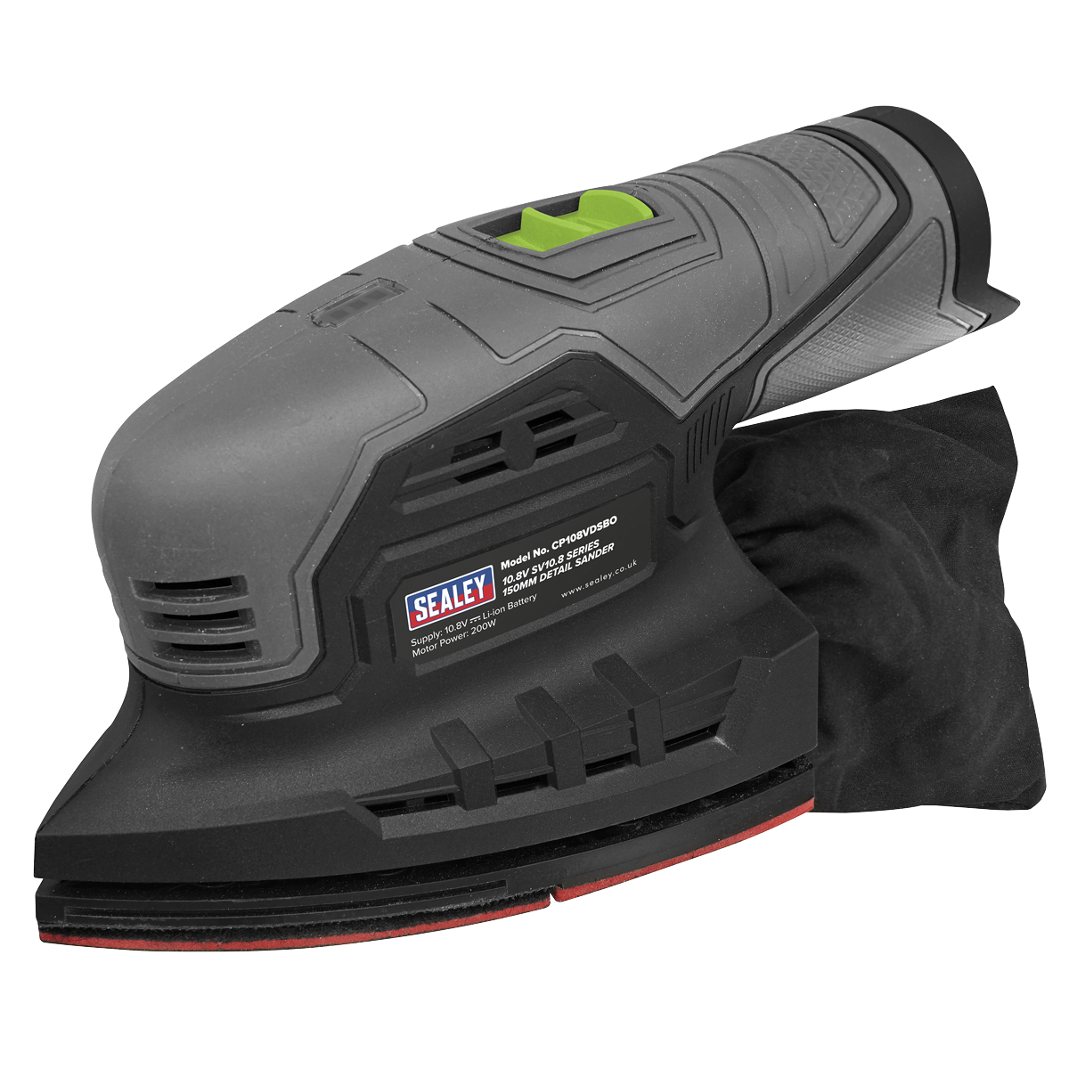 Sealey CP108VDS SV10.8 Series 150mm Cordless Detail Sander Kit 10.8V 2Ah - additional view 6