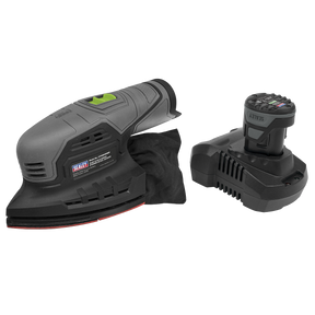 Sealey CP108VDS SV10.8 Series 150mm Cordless Detail Sander Kit 10.8V 2Ah