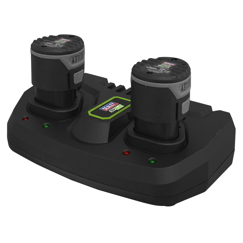 Sealey CP108VMC2 Fast Charge Dual Battery Charger for 10.8V SV10.8 Series - additional view 7