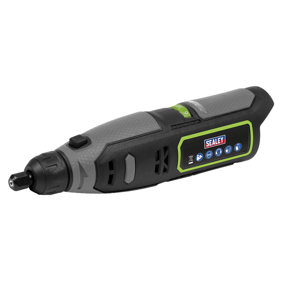 Sealey CP108VMGBO SV10.8 Series Cordless Multipurpose Mini Grinder & 50pc Accessory Kit 10.8V - Body Only - additional view 3