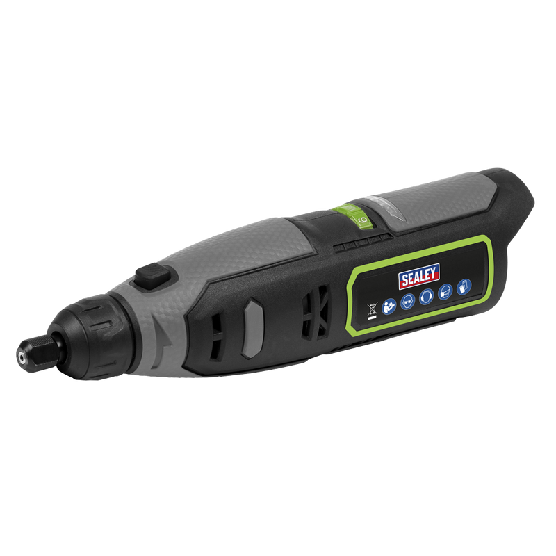Sealey CP108VMGBO SV10.8 Series Cordless Multipurpose Mini Grinder & 50pc Accessory Kit 10.8V - Body Only - additional view 3