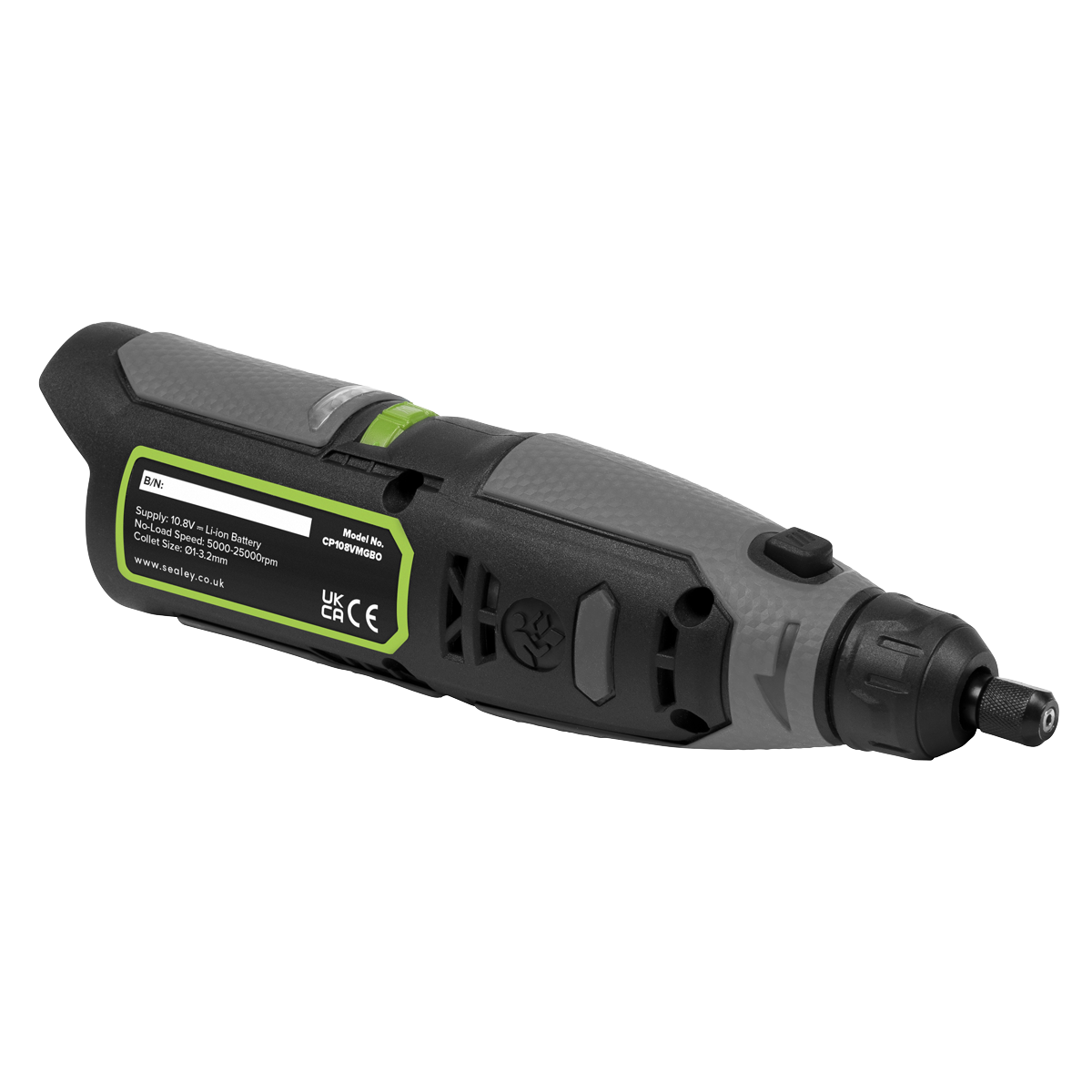 Sealey CP108VMGBO SV10.8 Series Cordless Multipurpose Mini Grinder & 50pc Accessory Kit 10.8V - Body Only - additional view 4