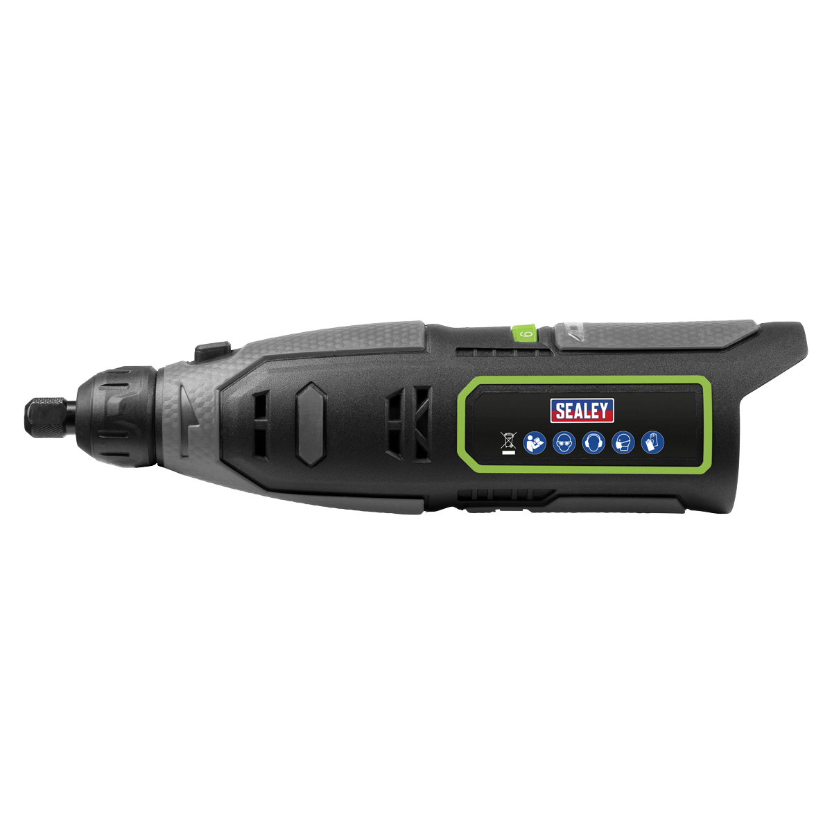 Sealey CP108VMGBO SV10.8 Series Cordless Multipurpose Mini Grinder & 50pc Accessory Kit 10.8V - Body Only - additional view 6