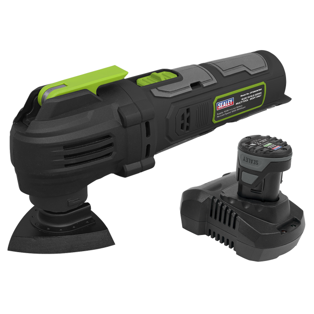 Sealey CP108VMT SV10.8 Series Cordless Multi-Tool Kit 10.8V 2Ah
