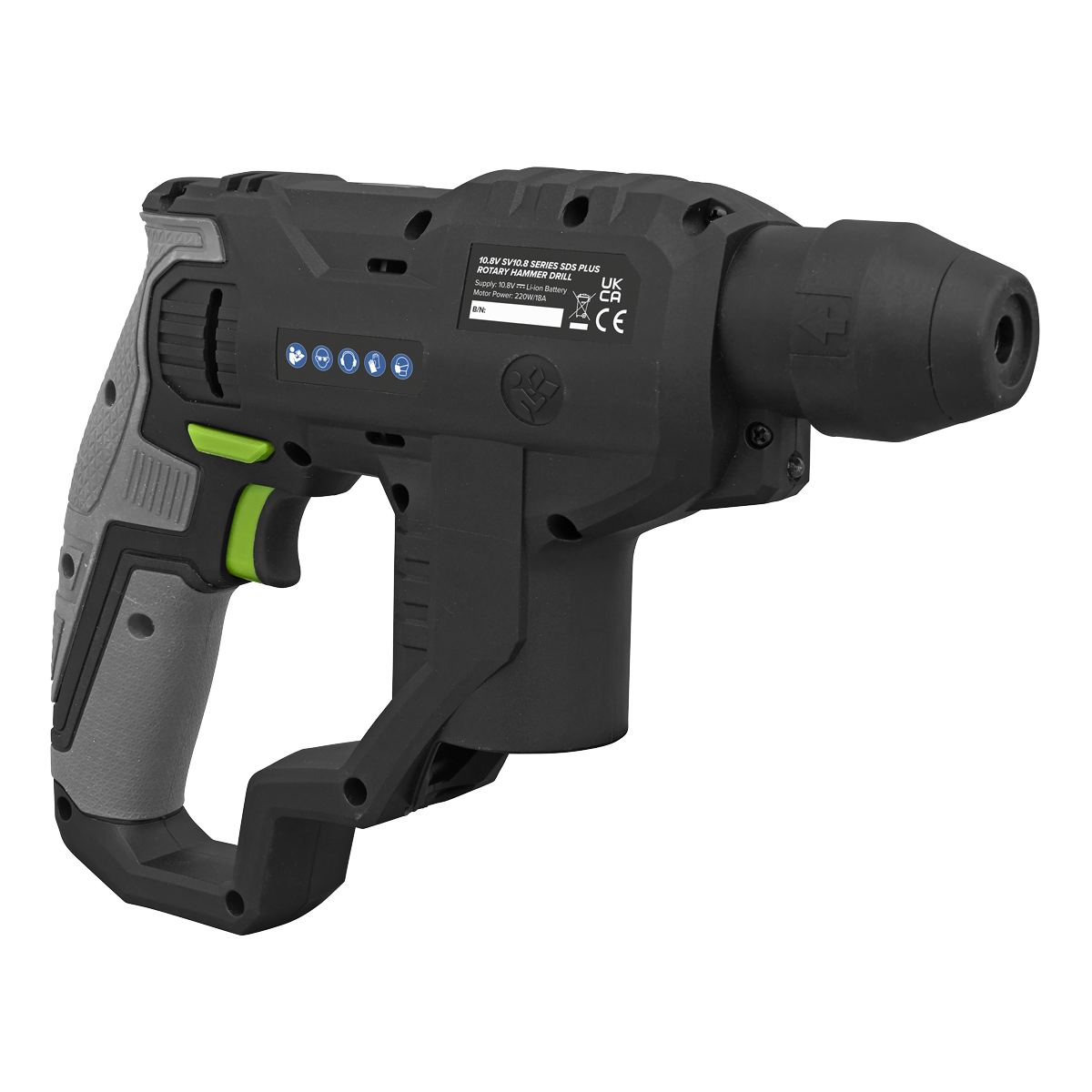 Sealey CP108VSDS SV10.8 Series Cordless SDS Plus Rotary Hammer Drill Kit 10.8V 2Ah - additional view 4