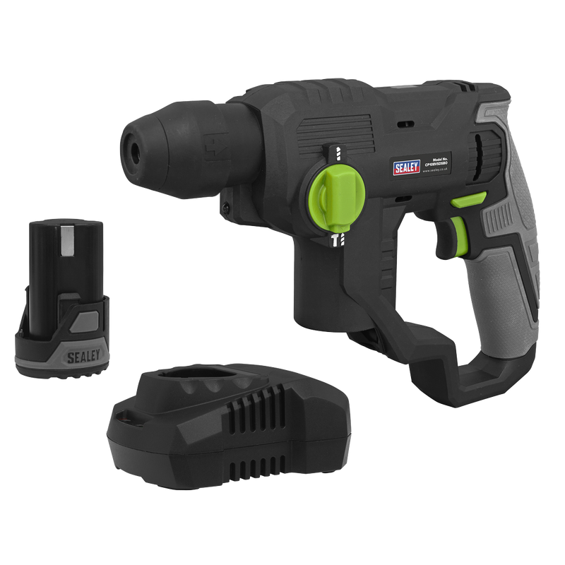 Sealey CP108VSDS SV10.8 Series Cordless SDS Plus Rotary Hammer Drill Kit 10.8V 2Ah - additional view 9
