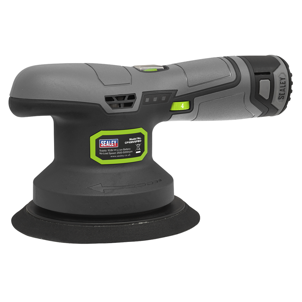 Sealey CP108VSPBO SV10.8 Series 150mm Cordless Dual Action Sander/Polisher 10.8V - Body Only - additional view 8