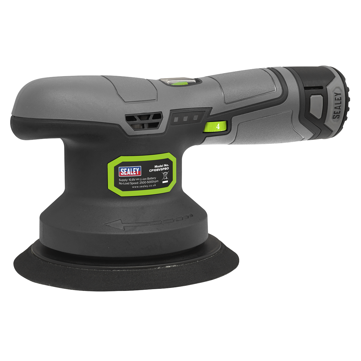 Sealey CP108VSPBO SV10.8 Series 150mm Cordless Dual Action Sander/Polisher 10.8V - Body Only - additional view 8
