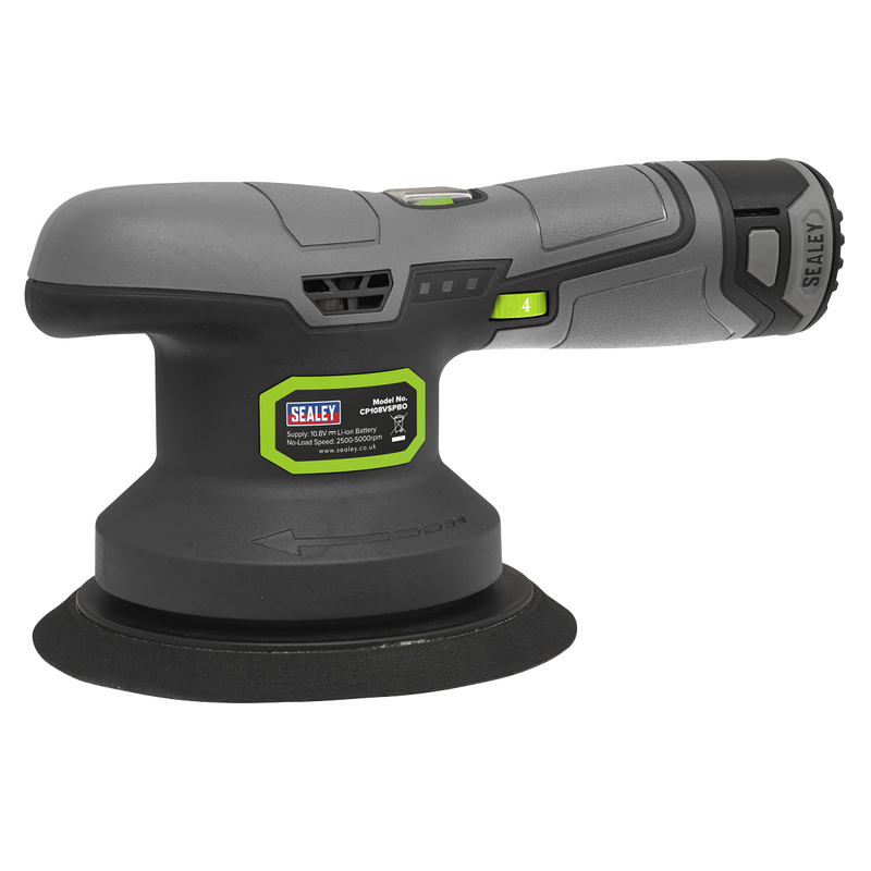 Sealey CP108VSPBO SV10.8 Series 150mm Cordless Dual Action Sander/Polisher 10.8V - Body Only - additional view 8