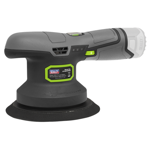 Sealey CP108VSPBO SV10.8 Series 150mm Cordless Dual Action Sander/Polisher 10.8V - Body Only