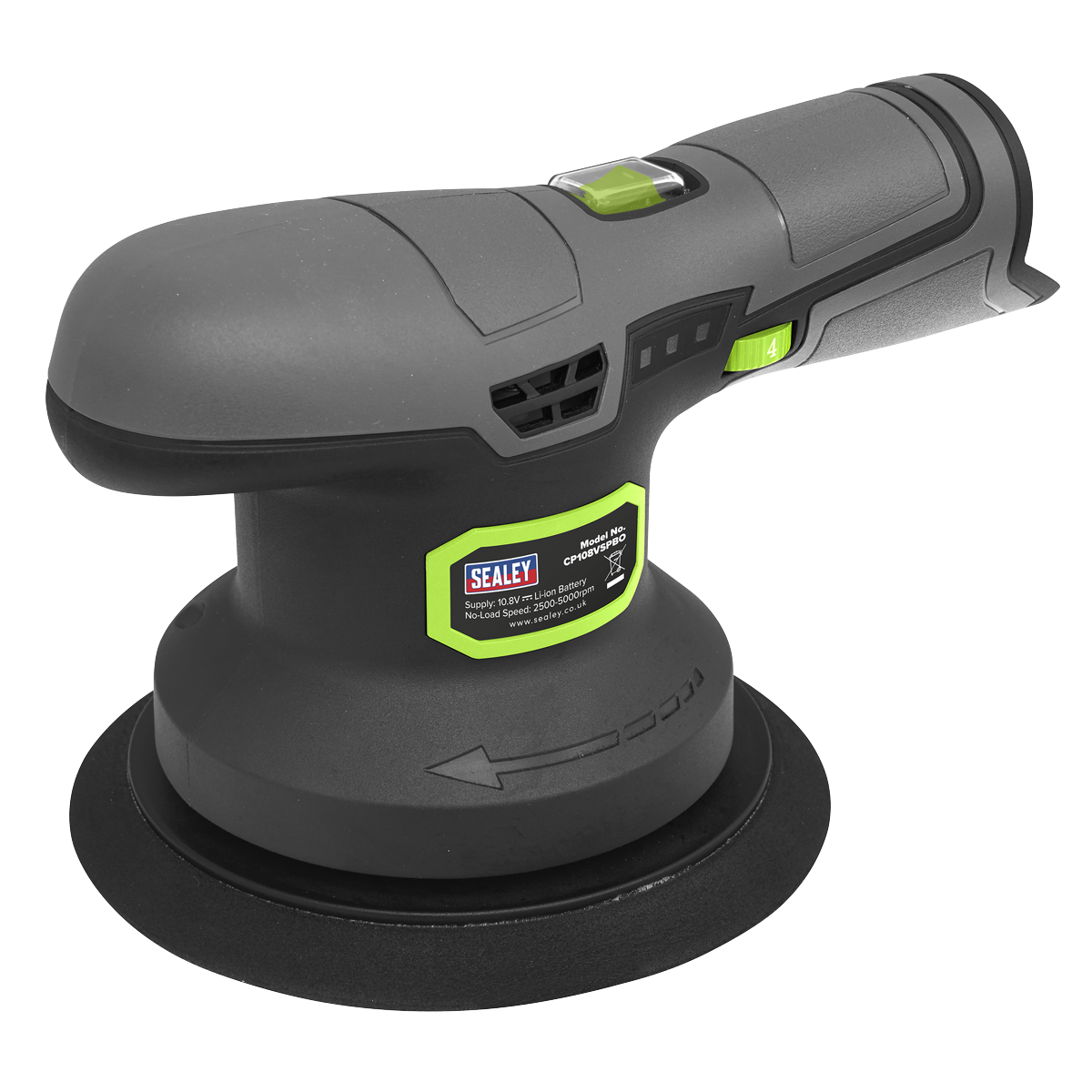 Sealey CP108VSPBO SV10.8 Series 150mm Cordless Dual Action Sander/Polisher 10.8V - Body Only - additional view 9