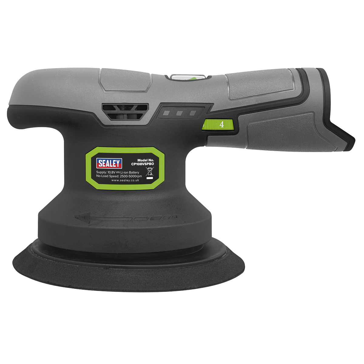 Sealey CP108VSPBO SV10.8 Series 150mm Cordless Dual Action Sander/Polisher 10.8V - Body Only - additional view 7