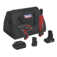 Sealey CP1200COMBO8 2 x SV12 Series Cordless Power Tool Kit 12V - 2 Batteries