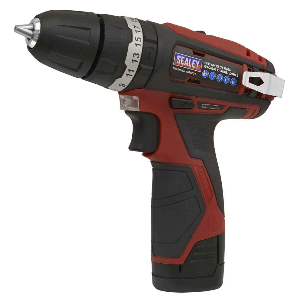 Sealey CP1201 SV12 Series 10mm Cordless Combi Drill 12V - Body Only - additional view 6