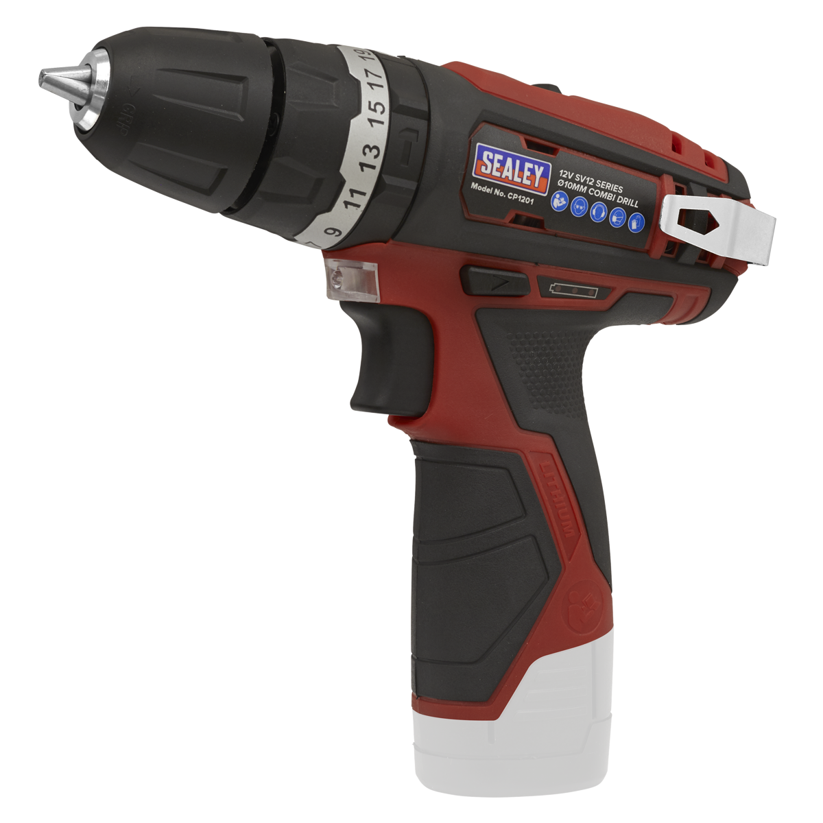 Sealey CP1200COMBO7 3 x SV12 Series Cordless Power Tool Kit 12V - 2 Batteries - additional view 10