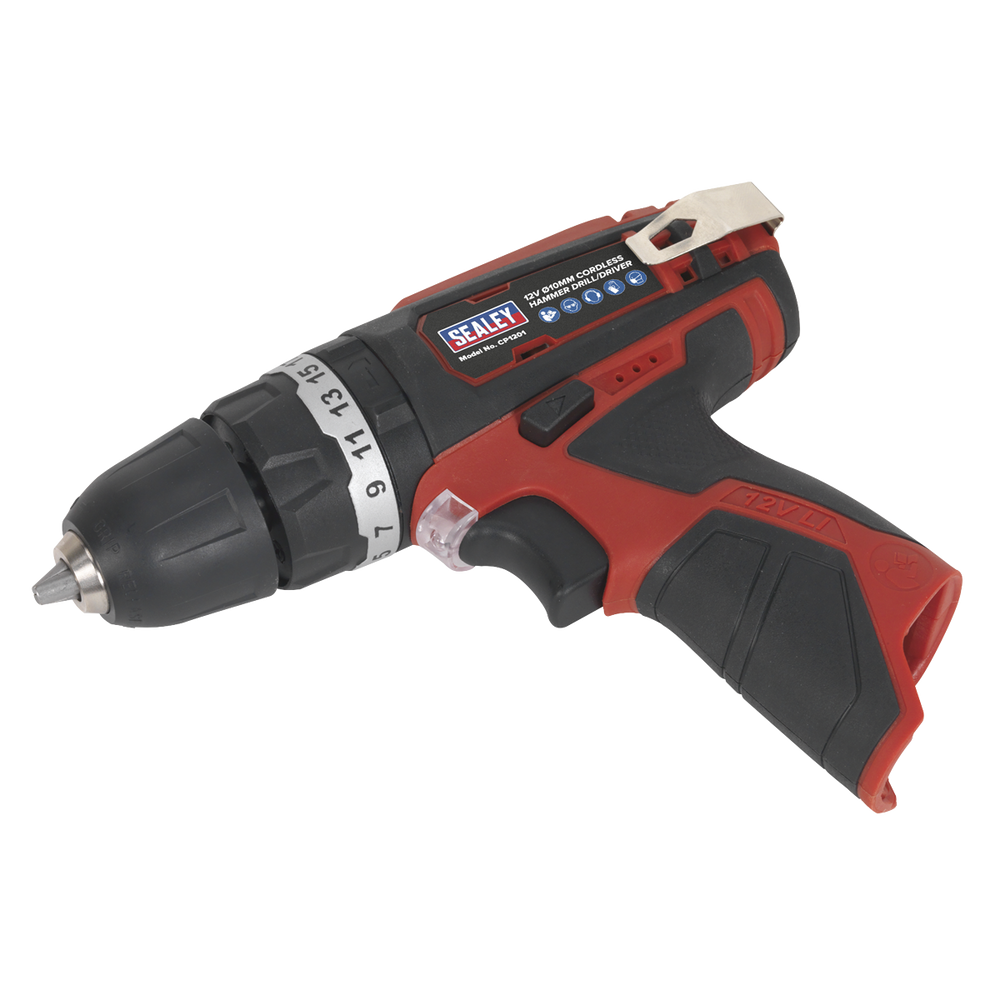 Sealey CP1201 SV12 Series 10mm Cordless Combi Drill 12V - Body Only - additional view 10
