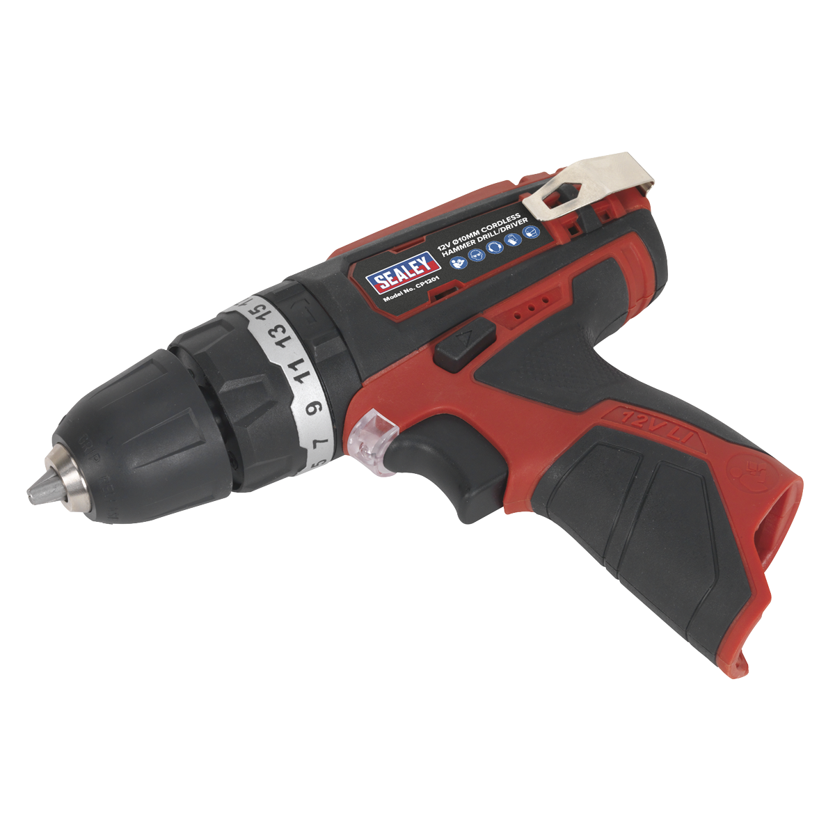 Sealey CP1201 SV12 Series 10mm Cordless Combi Drill 12V - Body Only - additional view 10
