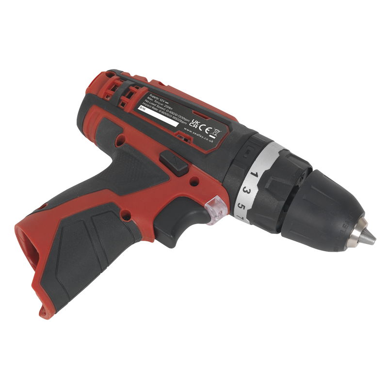 Sealey CP1201 SV12 Series 10mm Cordless Combi Drill 12V - Body Only - additional view 7