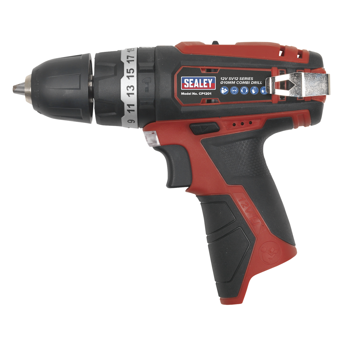 Sealey CP1201 SV12 Series 10mm Cordless Combi Drill 12V - Body Only - additional view 4