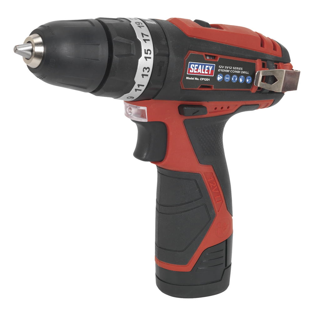 Sealey CP1201 SV12 Series 10mm Cordless Combi Drill 12V - Body Only - additional view 5