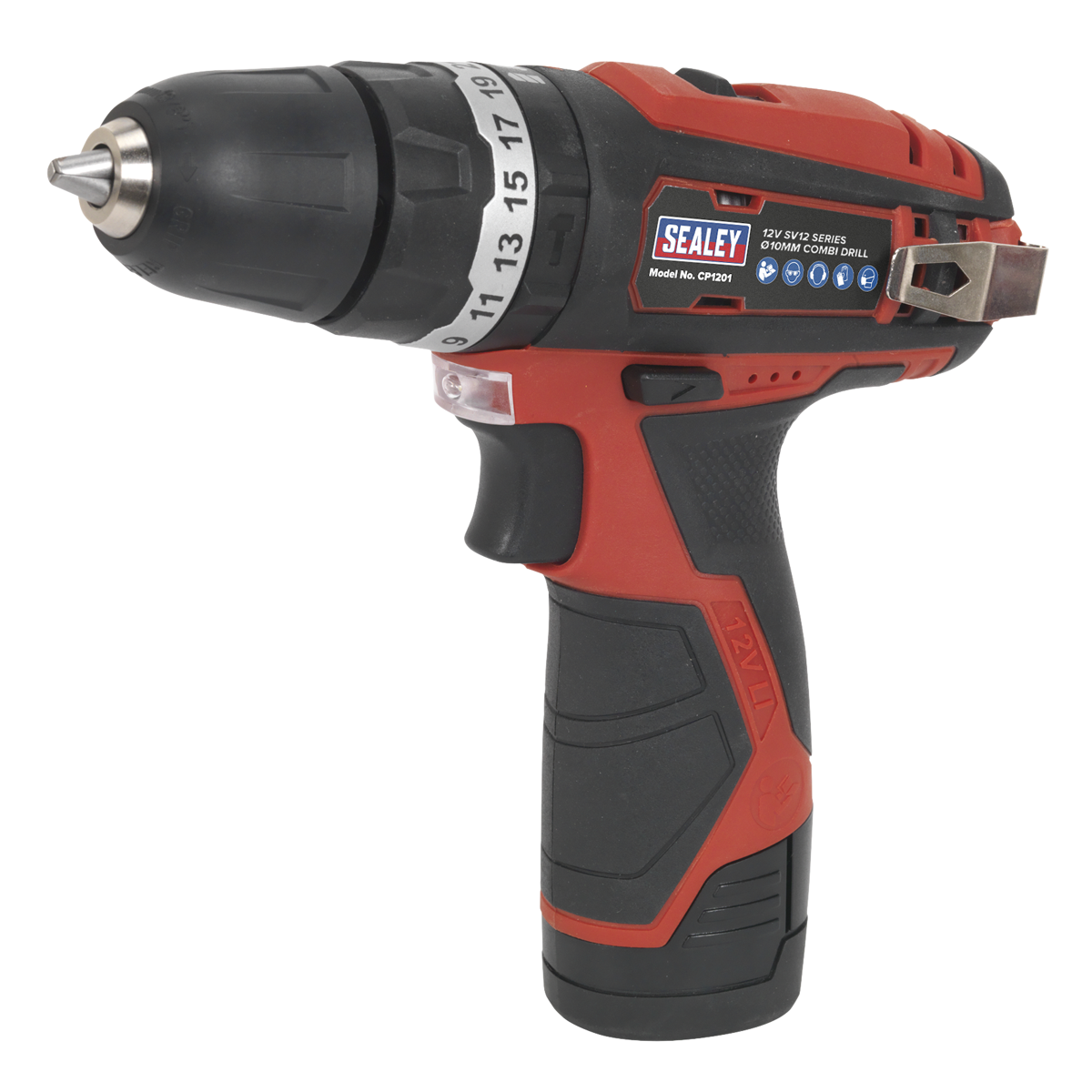 Sealey CP1201 SV12 Series 10mm Cordless Combi Drill 12V - Body Only - additional view 5