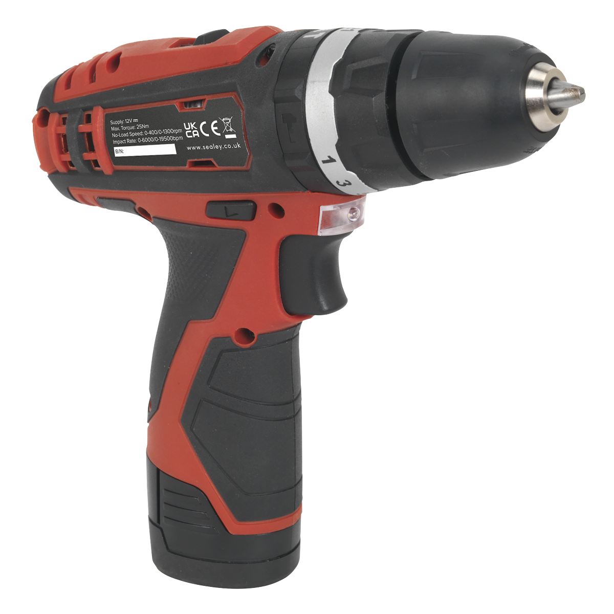 Sealey CP1201 SV12 Series 10mm Cordless Combi Drill 12V - Body Only - additional view 11