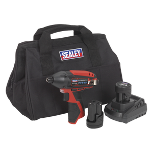 Sealey CP1203KIT SV12 Series 1/4"Hex Drive Cordless Impact Driver Kit 12V 2Ah - 2 Batteries - additional view 6