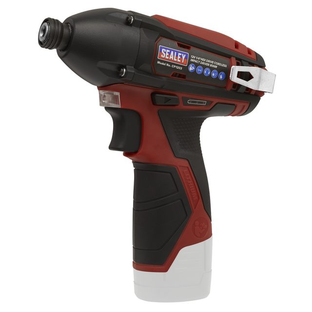 Sealey CP1203 SV12 Series 1/4"Hex Drive Cordless Impact Driver 12V - Body Only