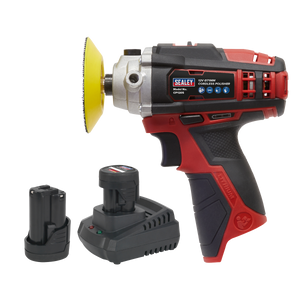 Sealey CP1205KIT SV12 Series 71mm Cordless Polisher Kit 12V 2Ah - 2 Batteries - additional view 6