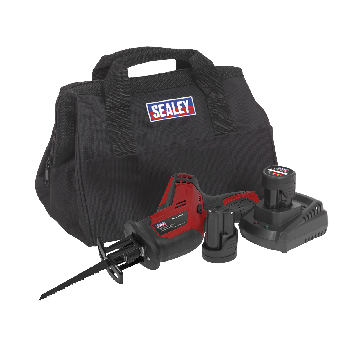 Sealey CP1208KIT SV12 Series Cordless Reciprocating Saw Kit 12V 2Ah - 2 Batteries - additional view 4