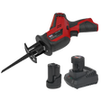 Sealey CP1208KIT SV12 Series Cordless Reciprocating Saw Kit 12V 2Ah - 2 Batteries