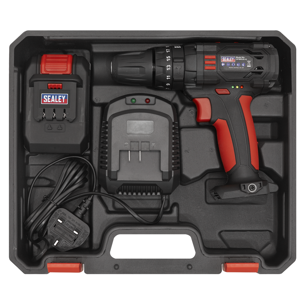 Sealey CP18VLD 10mm Cordless Combi Drill 18V - additional view 8