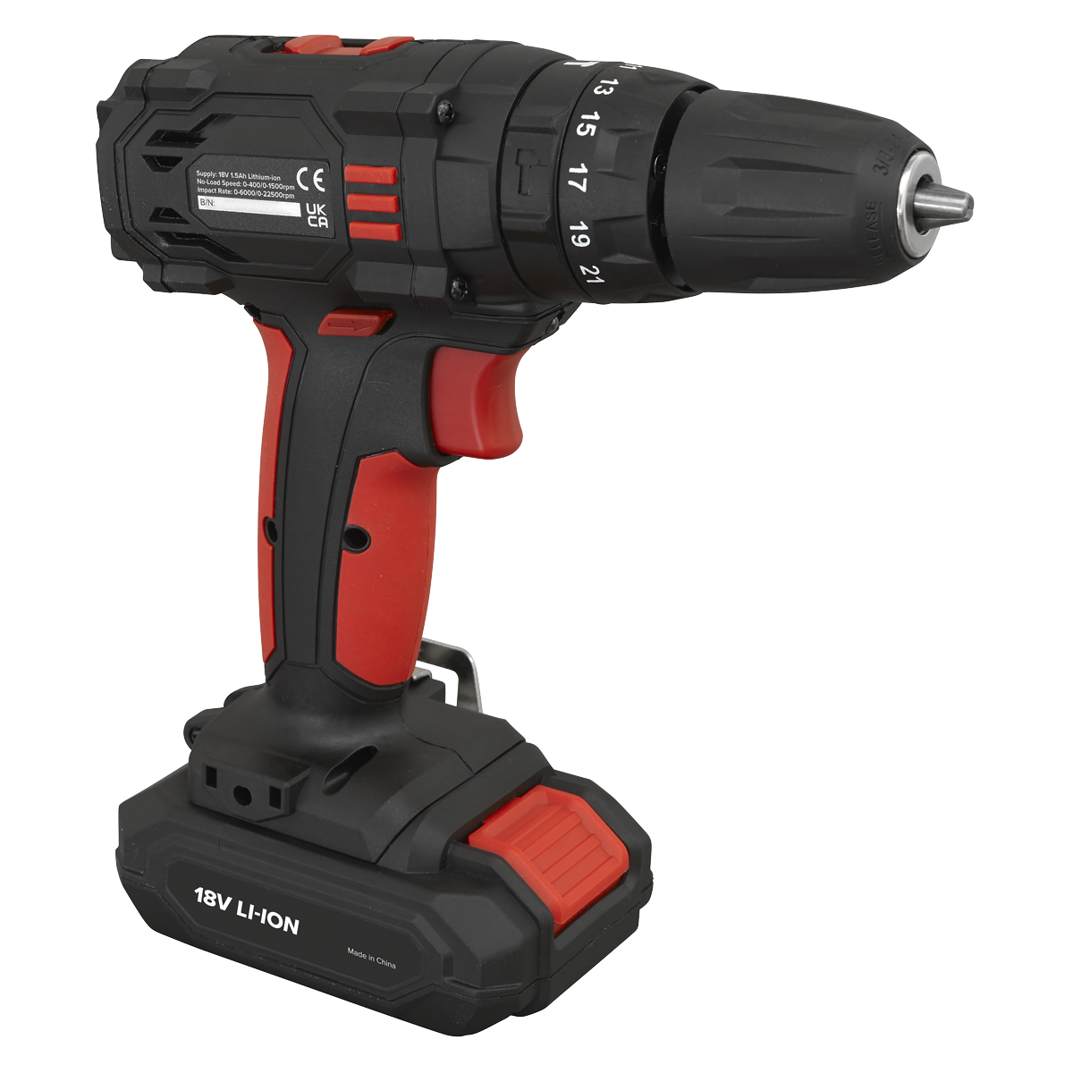 Sealey CP18VLD 10mm Cordless Combi Drill 18V - additional view 2