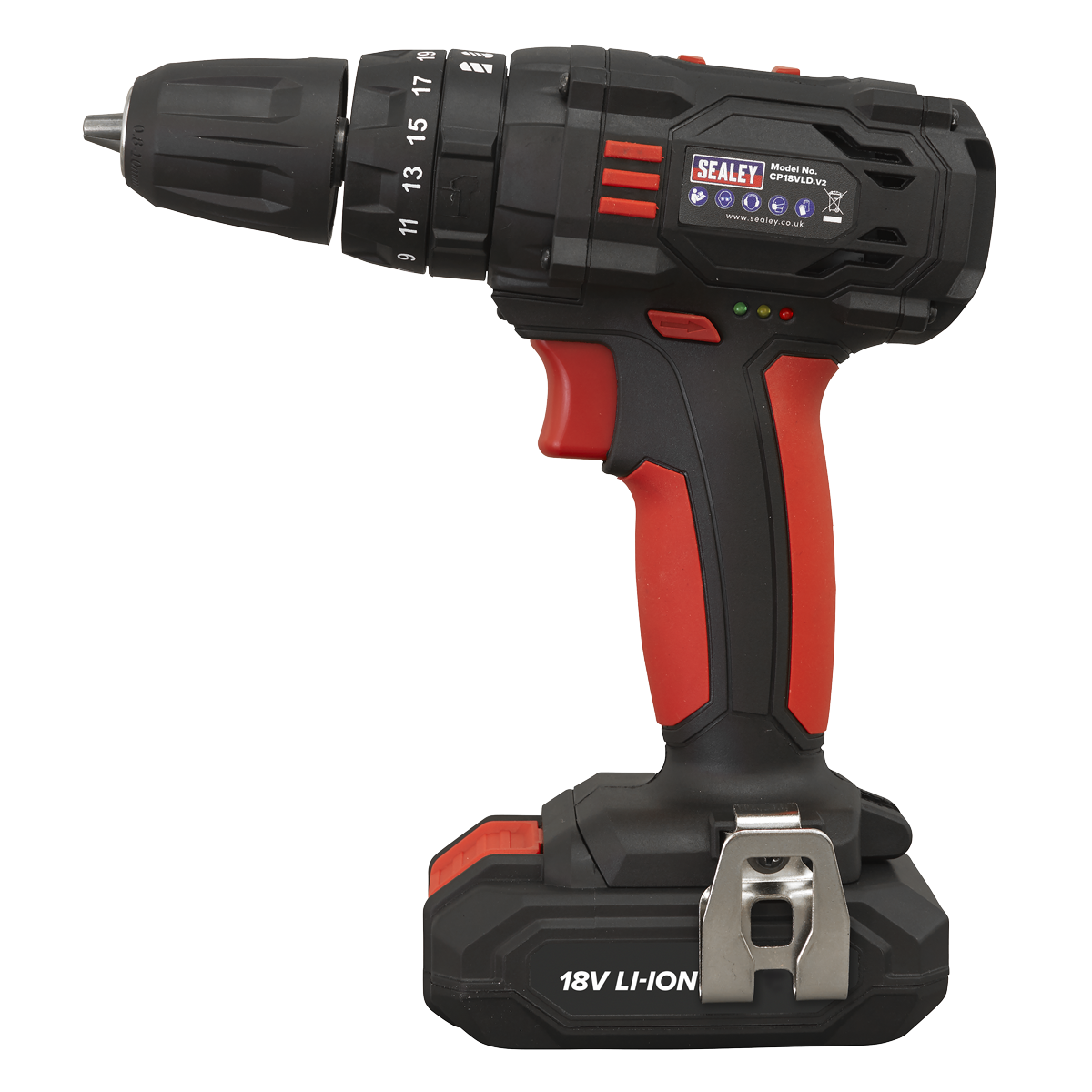 Sealey CP18VLD 10mm Cordless Combi Drill 18V - additional view 3