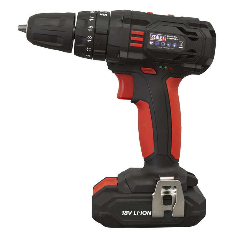Sealey CP18VLD 10mm Cordless Combi Drill 18V - additional view 3