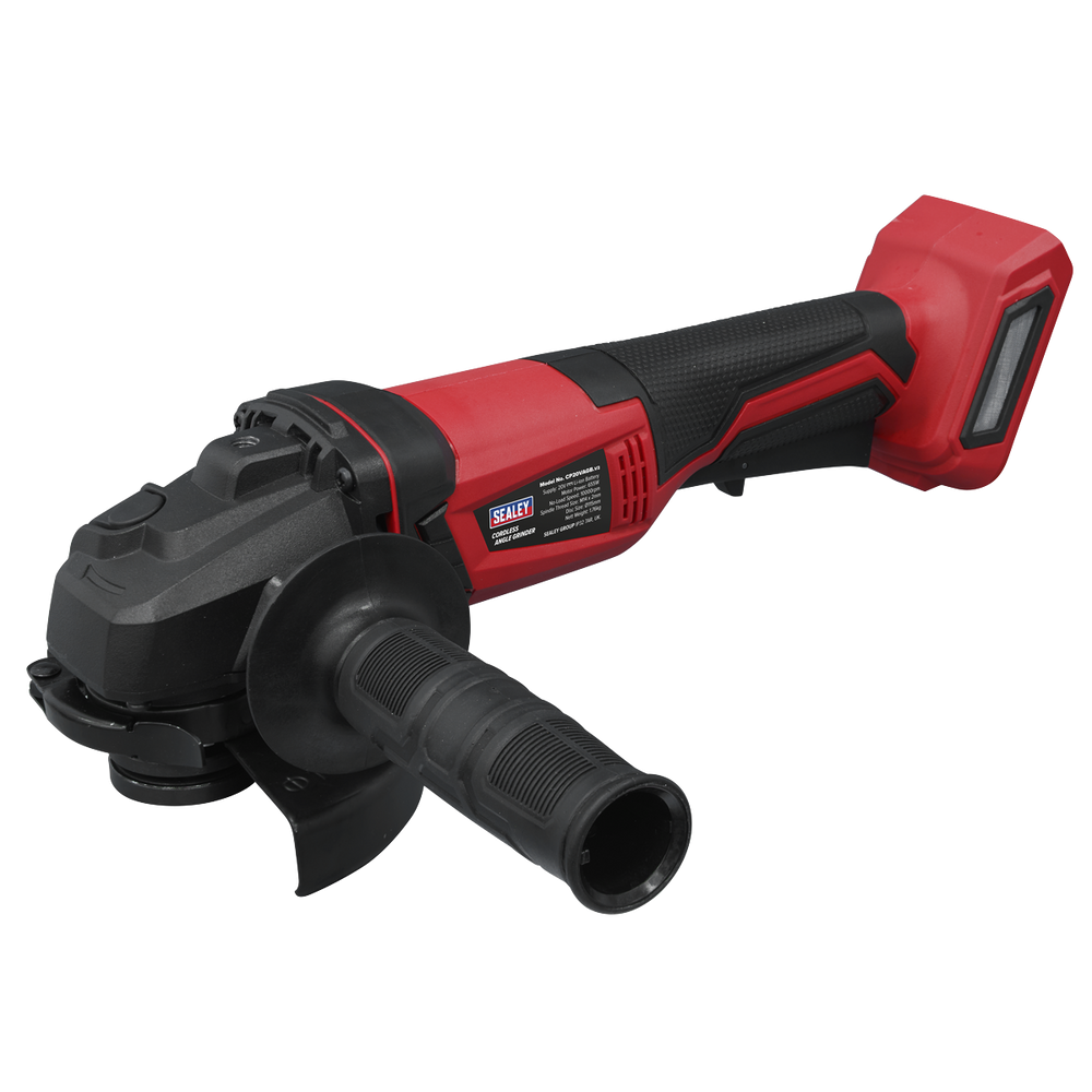 Sealey CP20VAGB SV20 Series 115mm Cordless Angle Grinder 20V - Body Only - additional view 3
