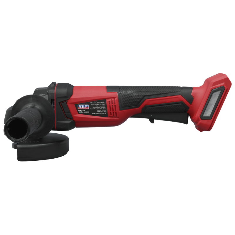 Sealey CP20VAGB SV20 Series 115mm Cordless Angle Grinder 20V - Body Only - additional view 5